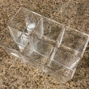 Clear acrylic organizer